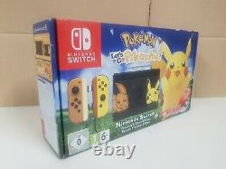 New Lets Go Pikachu Pokemon Nintendo Switch Console Ltd Edition Very Rare