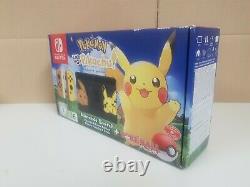 New Lets Go Pikachu Pokemon Nintendo Switch Console Ltd Edition Very Rare