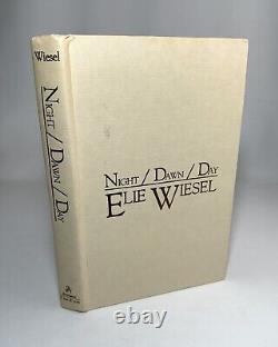 Night/Dawn/Day-Elie Wiesel-SIGNED-First Edition/1st Printing with Org DJ-VERY RARE