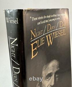 Night/Dawn/Day-Elie Wiesel-SIGNED-First Edition/1st Printing with Org DJ-VERY RARE