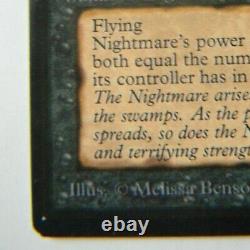 Nightmare Mtg Beta 1993 Very Fine/near Mint See Photo's Rare