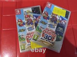 Nintendo Switch Very Rare Super Mario 3D All Stars 2x New Sealed 10/10 Grade