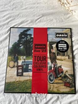 Oasis Be Here Now 2 X 12 Green Red Split Vinyl Lp 2025 Tour Edition Very Rare