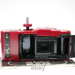 Olympus XA 2 35mm RED camera & RED A11 flash, Very Rare Colour Version XA2