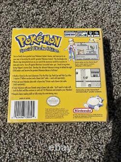POKEMON Special Pikachu Edition Yellow Version Game Boy EMPTY BOX ONLY Very Rare