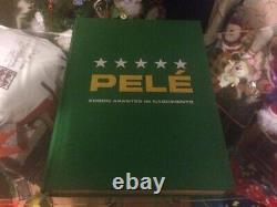 Pele SIGNED Book Limited Edition Signed by Pele King Sized Very Rare 0/2500