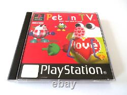 Pet in tv ps1 Rare PAL UK version Very Rare Playstation 1 One Game Complete