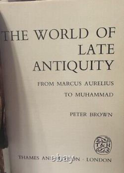 Peter Brown VERY RARE! THE WORLD OF LATE ANTIQUITY 1st Edition/1st Printing HC