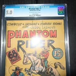 Phantom Rider #1 Bell Features, CGC 5.0 (VERY GOOD/FINE) RARE CANADIAN EDITION