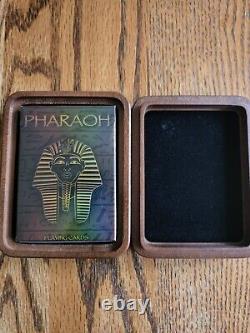 Pharoah Playing Cards Very Rare Foil Display Box Edition Bicycle USPCC