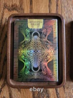 Pharoah Playing Cards Very Rare Foil Display Box Edition Bicycle USPCC