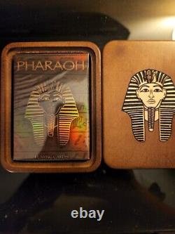 Pharoah Playing Cards Very Rare Foil Display Box Edition Bicycle USPCC