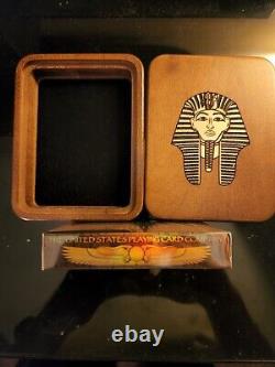 Pharoah Playing Cards Very Rare Foil Display Box Edition Bicycle USPCC