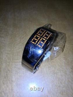 Philippe Starck Very Rare 2005 Limited Edition Led Fossil Watch Model Ph4001 Nib