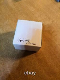 Philippe Starck Very Rare 2005 Limited Edition Led Fossil Watch Model Ph4001 Nib