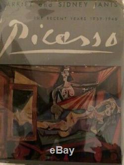 Picasso The Recent Years First Edition Psa/dna Signed By Picasso Very Rare