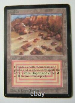 Plateau Mtg Beta Edition 1993 Wotc Very Good/fine See Photo's