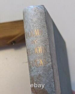 Poems By St John Lucas First Edition 1904 Very Rare Westminster Constable