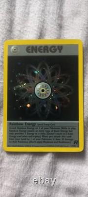 Pokemon Rainbow Energy Holo very rare pokemon card