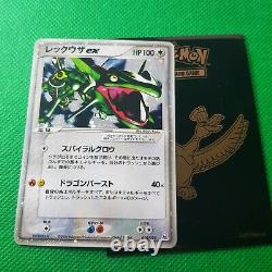 Pokemon card 2004 018/019 RAYQUAZA EX Shining Holo Japanese Very Rare