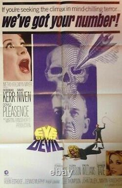 Poster 100 X 70 Film Eye Of The Devil USA First Edition Real Mint Very Rare