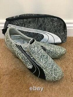 Puma V1.06 SG Grey/Silver/Grass Camo Size 10.5 Very Rare 2006 Pro Version