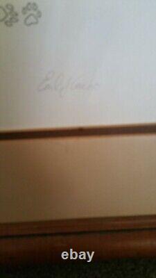 RARE! EARLJ. CACHO GREY OTTER Print Numbered & Signed (Very small edition)