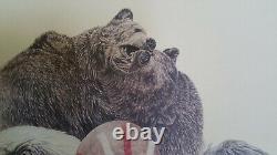 RARE! EARLJ. CACHO GREY OTTER Print Numbered & Signed (Very small edition)