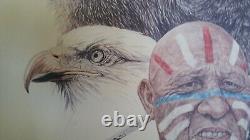 RARE! EARLJ. CACHO GREY OTTER Print Numbered & Signed (Very small edition)