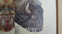 RARE! EARLJ. CACHO GREY OTTER Print Numbered & Signed (Very small edition)