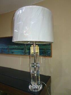 Ralph Lauren Home Limited Edition Table Lamp TALL CUT Crystal VERY Rare Genuine