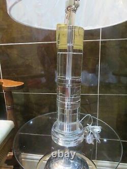 Ralph Lauren Home Limited Edition Table Lamp TALL CUT Crystal VERY Rare Genuine