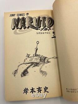 Rare 1st Print Edition NARUTO Vol. 1 2 Japanese Manga Coimc 2000 Very Good