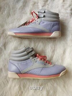 Reebok Freestyle Hi 25th Anniversary Edition Trainers UK 8 Very Rare Colours