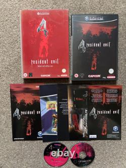 Resident Evil 4 -GameCube With Rare Limited Evil Edition Case PAL VERY RARE