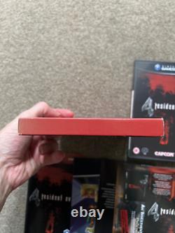 Resident Evil 4 -GameCube With Rare Limited Evil Edition Case PAL VERY RARE