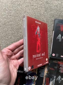 Resident Evil 4 -GameCube With Rare Limited Evil Edition Case PAL VERY RARE