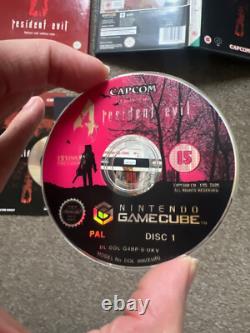 Resident Evil 4 -GameCube With Rare Limited Evil Edition Case PAL VERY RARE