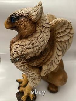 Retired Windstone Editions Male Brown Griffin Statue Very Rare-Melody Pena 1989