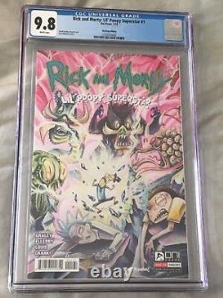 Rick and Morty Lil' Poopy Superstar #1 Hastings Variant CGC 9.8 Very Rare