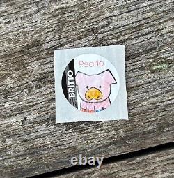 Romero BRITTO, Very Rare 1st Edition Pop-ART Pearle Pig collectable stickers