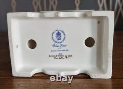 Royal Crown Derby Blue Aves Mantle Clock, Limited Edition, Very Rare, Boxed