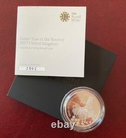 Royal Mint Lunar year 1oz silver coins very rare FULL SET with COA Ltd Edition