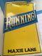 Running, Maxine Lane, Very Rare Book, 1st Edition