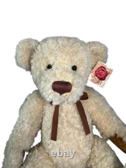 Russ Berrie Farrington Bear Limited Edition Signed Paw VERY RARE Retired W Tag