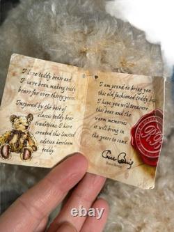 Russ Berrie Farrington Bear Limited Edition Signed Paw VERY RARE Retired W Tag