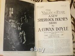 SHERLOCK HOLMES 1ST EDITION. THE VALLEY OF FEAR VOL XLIX Printed 1915 VERY RARE