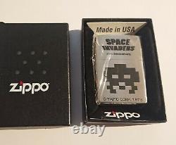 SPACE INVADERS 20th Anniversary Limited Edition Zippo Lighter c. 1998, Very Rare