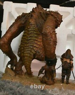 STAR WARS GENTLE GIANT LIMITED EDITION RANCOR STATUE with Handler VERY RARE ROTJ