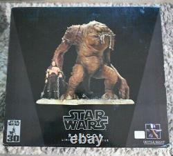 STAR WARS GENTLE GIANT LIMITED EDITION RANCOR STATUE with Handler VERY RARE ROTJ